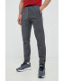 adidas Performance pantaloni de trening Yoga Studio barbati culoarea negru melanj - Pled.ro