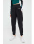 adidas Performance pantaloni de yoga Studio culoarea negru neted - Pled.ro