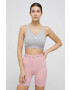 adidas Performance pantaloni scurți de antrenament HG8507 femei culoarea roz neted high waist - Pled.ro