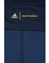 adidas Performance pantaloni scurți de alergare Marimekko femei culoarea albastru marin modelator high waist - Pled.ro