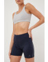 adidas Performance pantaloni scurți de alergare Run Icons femei culoarea albastru marin cu imprimeu high waist - Pled.ro