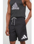 adidas Performance pantaloni scurți de antrenament Techfit femei cu imprimeu high waist - Pled.ro