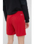 adidas Performance pantaloni scurți de antrenament Entrada 22 HI0002 femei culoarea rosu neted high waist - Pled.ro