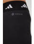 adidas Performance pantaloni scurți de antrenament Techfit Period Proof femei culoarea negru cu imprimeu high waist - Pled.ro