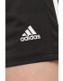 adidas Performance pantaloni scurti sport GN5779 femei culoarea albastru marin neted medium waist - Pled.ro