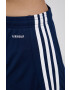 adidas Performance pantaloni scurti sport GN5779 femei culoarea albastru marin neted medium waist - Pled.ro