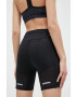 adidas Performance pantaloni scurți de alergare FastImpact HEAT.RDY culoarea negru neted high waist - Pled.ro