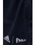 adidas Performance pantaloni scurți de alergare x Parley culoarea albastru marin neted high waist - Pled.ro