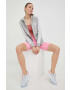 adidas Performance pantaloni scurți de antrenament Optime femei culoarea roz neted high waist - Pled.ro