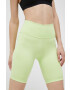 adidas Performance pantaloni scurți de antrenament Optime culoarea verde neted high waist - Pled.ro