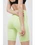 adidas Performance pantaloni scurți de antrenament Optime culoarea verde neted high waist - Pled.ro