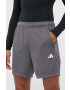 adidas Performance pantaloni scurți de antrenament Train Essentials culoarea gri - Pled.ro