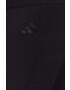 adidas Performance pantaloni scurți de yoga Aeroknit 2.0 femei culoarea negru neted high waist - Pled.ro