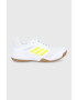 adidas Performance Pantofi Speedcourt culoarea alb cu toc plat - Pled.ro