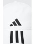 adidas Performance sapca culoarea alb cu imprimeu - Pled.ro