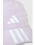 adidas Performance sapca culoarea violet cu imprimeu - Pled.ro