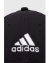 adidas Performance sapca culoarea negru cu imprimeu - Pled.ro