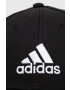 adidas Performance șapcă de baseball din bumbac culoarea negru cu imprimeu - Pled.ro