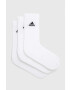 adidas Performance sosete 3-pack culoarea alb - Pled.ro