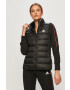 adidas Performance vestă sport cu puf culoarea negru de iarna - Pled.ro