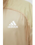 adidas Performance windbreaker culoarea bej de tranzitie - Pled.ro