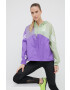 adidas Performance windbreaker Back to Sport culoarea violet de tranzitie oversize - Pled.ro