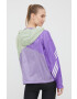 adidas Performance windbreaker Back to Sport culoarea violet de tranzitie oversize - Pled.ro