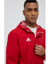 adidas Performance windbreaker Entrada 22 culoarea rosu de tranzitie - Pled.ro