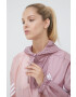 adidas Performance windbreaker culoarea roz de tranzitie - Pled.ro