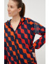 adidas Performance windbreaker Marimekko culoarea rosu de tranzitie - Pled.ro