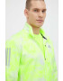 adidas Performance windbreaker Own the Run culoarea verde de tranzitie - Pled.ro