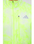 adidas Performance windbreaker Own the Run culoarea verde de tranzitie - Pled.ro