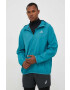 adidas Performance windbreaker Run It culoarea turcoaz de tranzitie oversize - Pled.ro