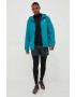 adidas Performance windbreaker Run It culoarea turcoaz de tranzitie oversize - Pled.ro