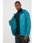 adidas Performance windbreaker Run It culoarea turcoaz de tranzitie oversize - Pled.ro