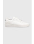 adidas sneakers COURT culoarea alb - Pled.ro