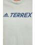 adidas TERREX tricou Classic Logo femei culoarea verde - Pled.ro