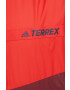 adidas TERREX windbreaker Multi culoarea rosu - Pled.ro