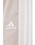 adidas trening femei culoarea bej - Pled.ro