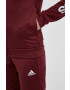 adidas trening femei culoarea bordo - Pled.ro