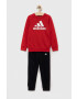 adidas trening copii culoarea rosu - Pled.ro