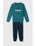 adidas trening copii culoarea turcoaz - Pled.ro