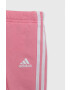 adidas trening copii I 3S CB FT JOG culoarea roz - Pled.ro