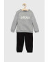 adidas trening copii I LIN FL culoarea gri - Pled.ro