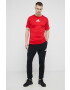 adidas tricou de antrenament GM4318 culoarea rosu neted - Pled.ro