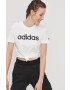 adidas tricou barbati culoarea alb cu imprimeu - Pled.ro