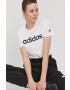 adidas tricou barbati culoarea alb cu imprimeu - Pled.ro