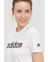 adidas tricou barbati culoarea alb cu imprimeu - Pled.ro