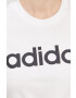 adidas tricou barbati culoarea alb cu imprimeu - Pled.ro