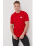 adidas tricou de antrenament GT5552 culoarea rosu neted - Pled.ro